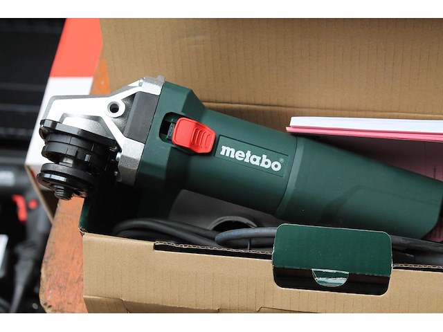 Haakse slijper metabo w1100-125. nieuw in doos. - afbeelding 2 van  2