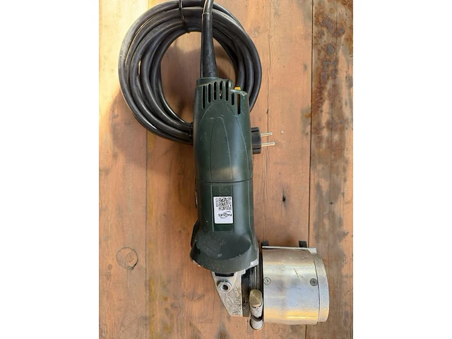 Haakse slijper, metabo, we 9-125 quick, groen/zilver, 2002, 900 w – 125 mm – met hulpstuk - afbeelding 3 van  4