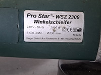 Haakse slijper, pro star, wsz 2309 - afbeelding 4 van  9