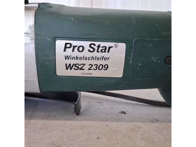 Haakse slijper, pro star, wsz 2309 - afbeelding 6 van  9