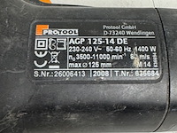 Haakse slijper protool, agp 125-14 de - afbeelding 3 van  5