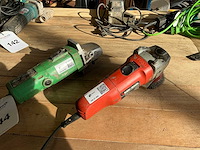 Haakse slijpmachine (2x) - afbeelding 1 van  7