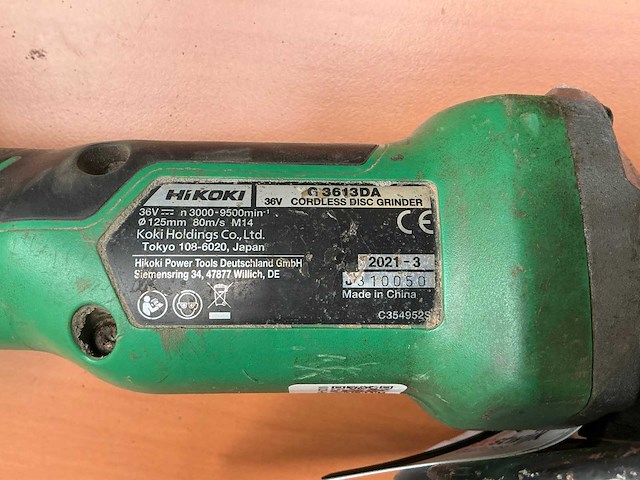 Haakse slijpmachine (2x) - afbeelding 3 van  5