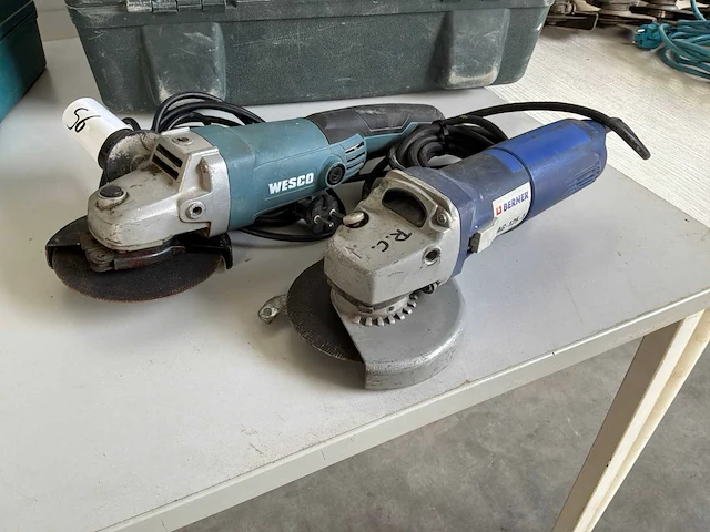 Haakse slijpmachine (2x) - afbeelding 1 van  5