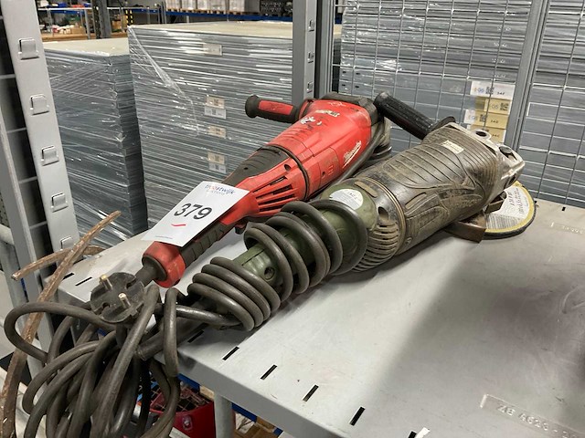 Haakse slijpmachine (2x) - afbeelding 1 van  3