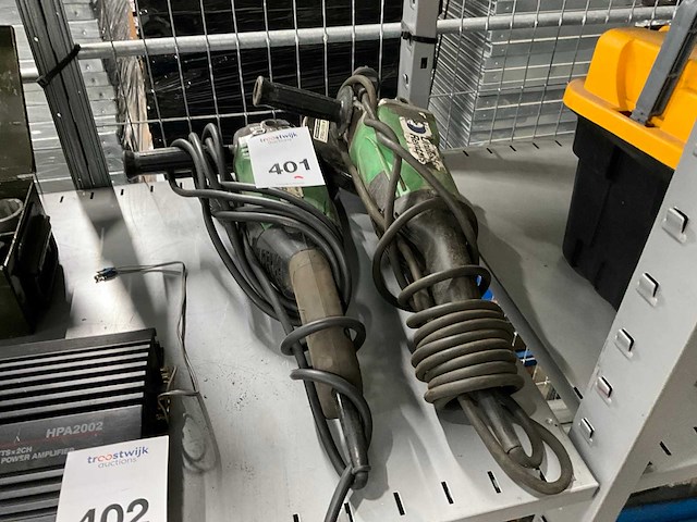 Haakse slijpmachine (2x) - afbeelding 1 van  3