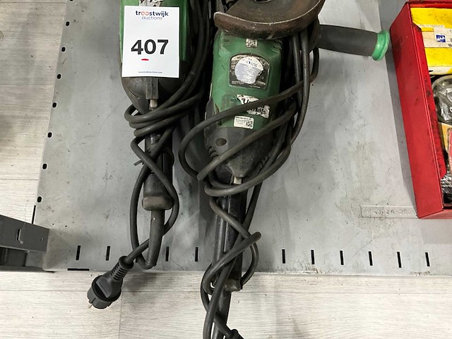 Haakse slijpmachine (2x) - afbeelding 3 van  3