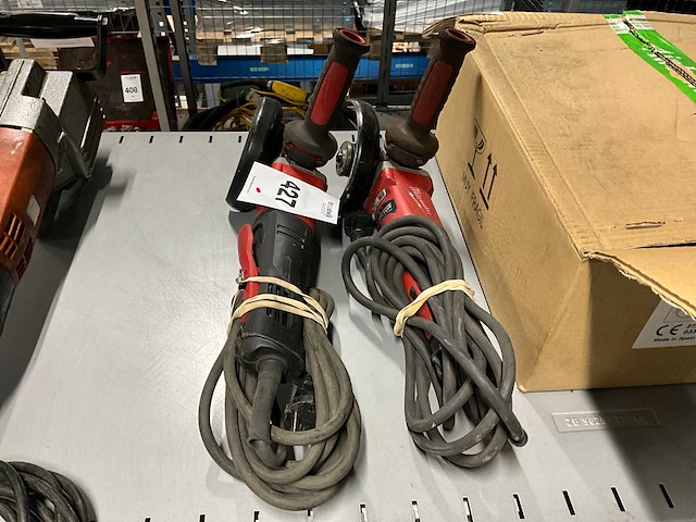 Haakse slijpmachine (2x) - afbeelding 1 van  3