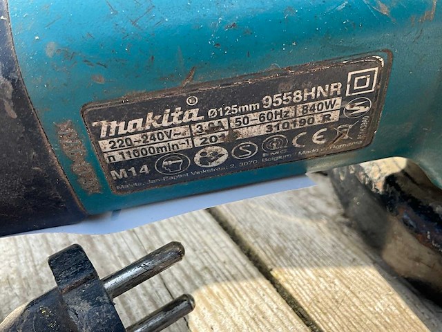 Haakse slijpmachine (3x) - afbeelding 3 van  5