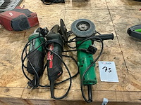 Haakse slijpmachine (3x) - afbeelding 1 van  3