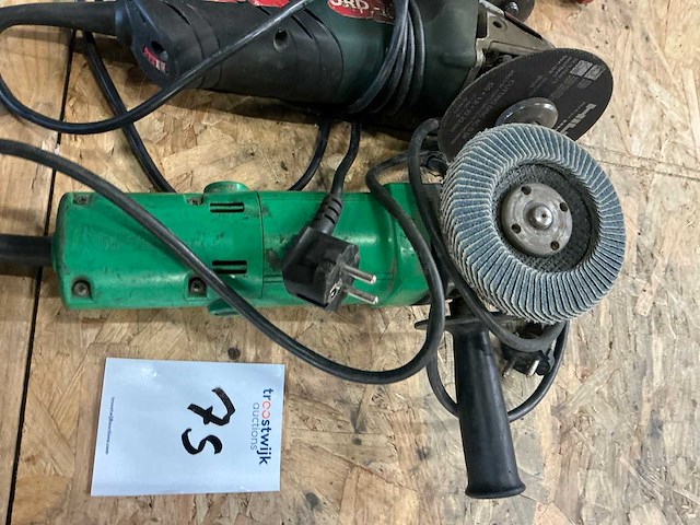 Haakse slijpmachine (3x) - afbeelding 3 van  3