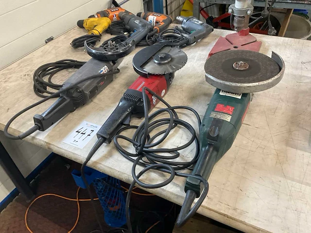 Haakse slijpmachine (3x) - afbeelding 2 van  7