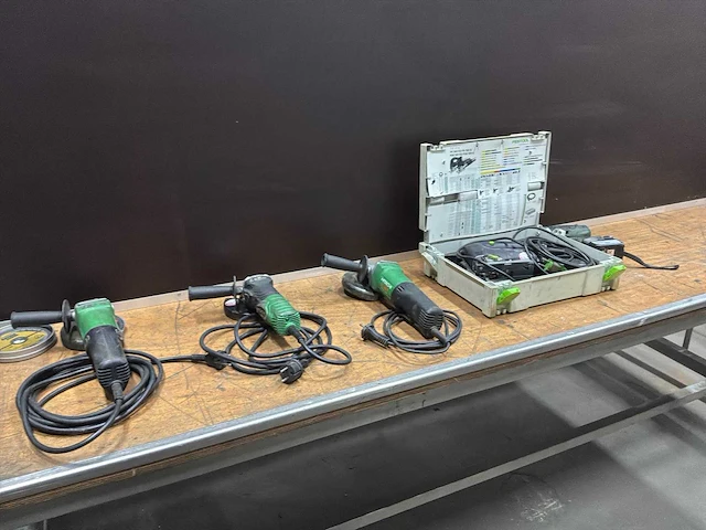 Haakse slijpmachine (3x) - afbeelding 1 van  4