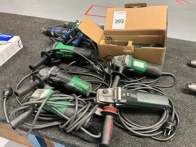 Haakse slijpmachine (6x) - afbeelding 1 van  4