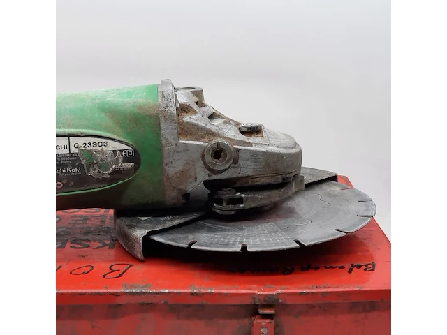Haakse slijpmachine, hitachi, g 23sc3, 0 - afbeelding 7 van  11