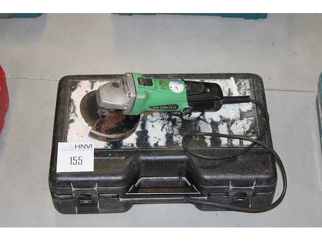 Haakse slijptol hitachi nn met koffer - afbeelding 1 van  2