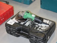 Haakse slijptol hitachi nn met koffer - afbeelding 2 van  2