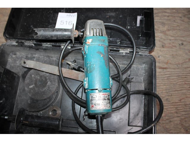 Haakse slijptol makita in koffer, incompleet. - afbeelding 2 van  2