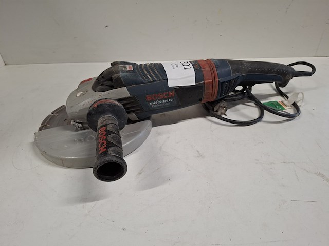 Haakseslijper 230mm | 230v, bosch, gws 22-230 lvi, 2016 - afbeelding 1 van  4