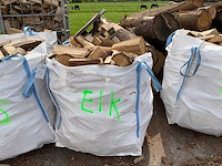 Haardhout gekloofd eiken in big bag ca 0,9 m³ - afbeelding 1 van  2