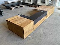 Haardonderbouw eiken fineer naturel - afbeelding 1 van  6