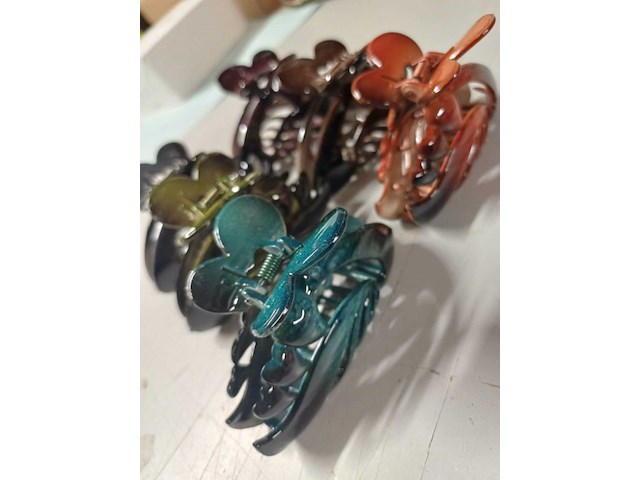 Haarklem groot mix kleur 25 sets a 6 stuks - afbeelding 3 van  7