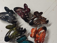 Haarklem groot mix kleur 25 sets a 6 stuks - afbeelding 2 van  7