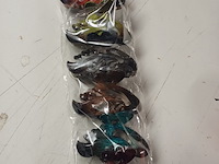 Haarklem groot mix kleur 25 sets a 6 stuks - afbeelding 4 van  7