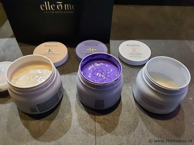 Haarverzorgingsproducten o.a. blond absolu anti-geel haarmasker masque ultra-violet ker.83.167 - afbeelding 2 van  3