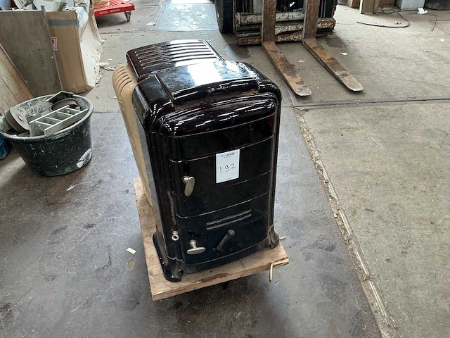 Haas & sohn geëmailleerde kachel (2x) - afbeelding 1 van  3