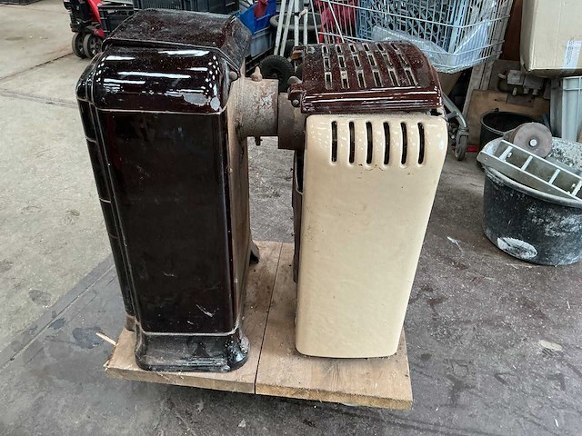 Haas & sohn geëmailleerde kachel (2x) - afbeelding 2 van  3