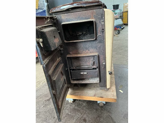 Haas & sohn geëmailleerde kachel (2x) - afbeelding 5 van  6