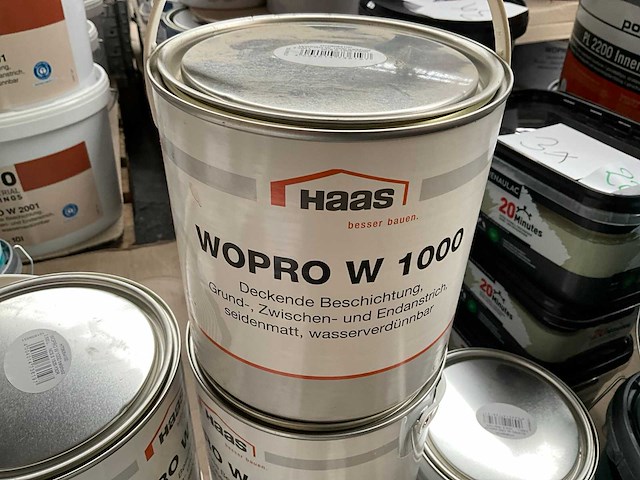 Haas wopro w 1000 verf (14x) - afbeelding 3 van  5
