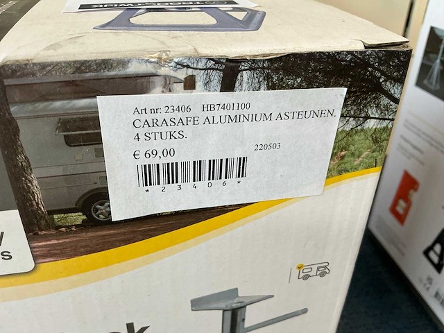 Haba carajack aluminium assteun (2x) - afbeelding 3 van  3