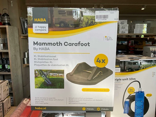 Haba mammoth carafoot xl set van 4 stabilisatievoeten - afbeelding 1 van  1