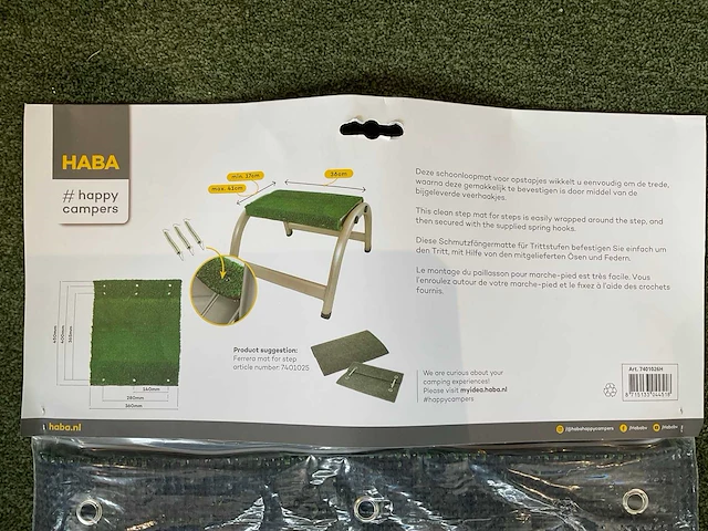 Haba schoonloopmat voor opstap (12x) - afbeelding 3 van  3