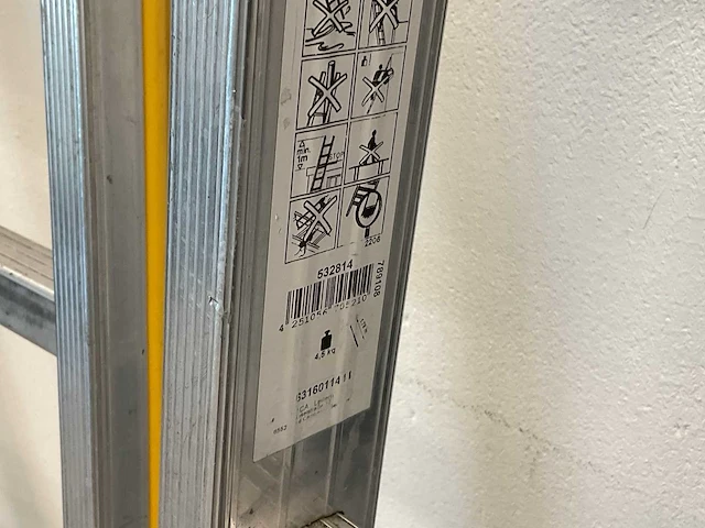 Haca leitern - 3-delige glazenwassersladder - afbeelding 6 van  6