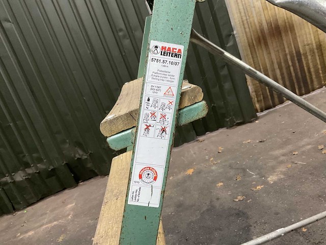 Haca leitern platformtrap, verrijdbaar - afbeelding 5 van  5