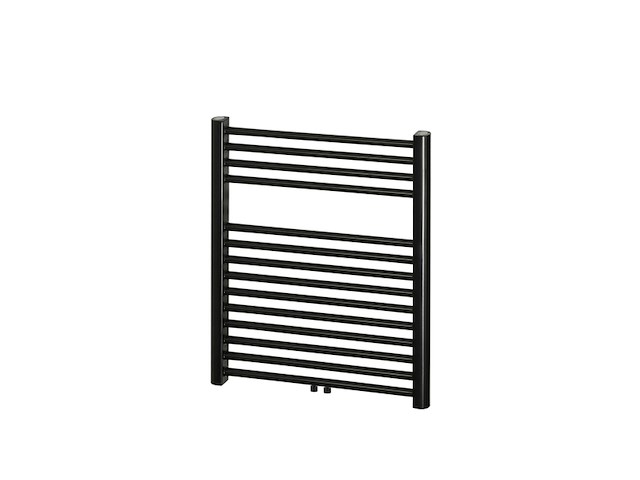 Haceka design radiator gobi zwart 6punts - afbeelding 1 van  3