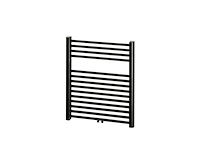 Haceka design radiator gobi zwart 6punts - afbeelding 1 van  3