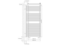 Haceka designradiator monte wit mat - afbeelding 2 van  3