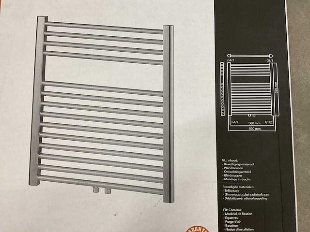 Haceka gobi 590x690mm designradiator - afbeelding 3 van  3