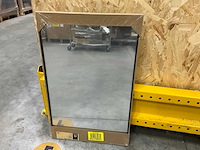 Haceka spiegel 500x800mm zwart - afbeelding 3 van  4