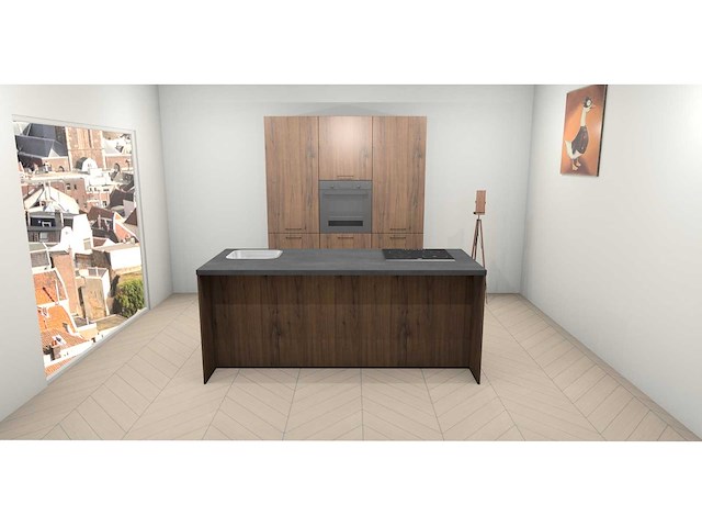 Häcker concept - bali notenhout - eiland - afbeelding 22 van  33