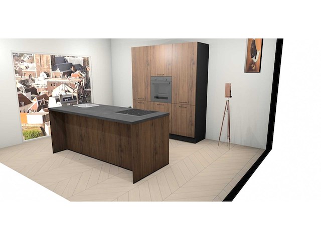 Häcker concept - bali notenhout - eiland - afbeelding 21 van  35