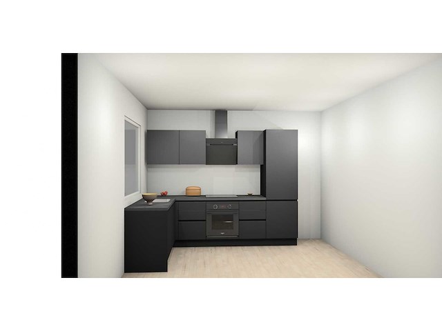 Häcker concept - topsoft zwart mat - hoek - afbeelding 28 van  33