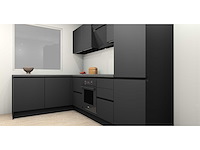 Häcker concept - topsoft zwart mat - hoek - afbeelding 30 van  33