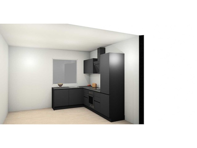 Häcker concept - topsoft zwart mat - hoek - afbeelding 29 van  33