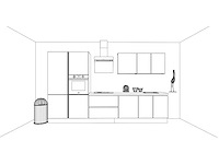 Häcker concept - topsoft zwart mat - recht - afbeelding 29 van  29