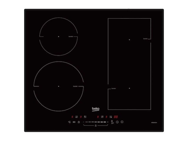 Häcker concept 130 comet geplamuurde beton grafiet rechte keuken - afbeelding 6 van  14